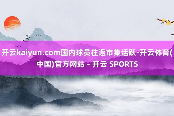 开云kaiyun.com国内球员往返市集活跃-开云体育(中国)官方网站 - 开云 SPORTS